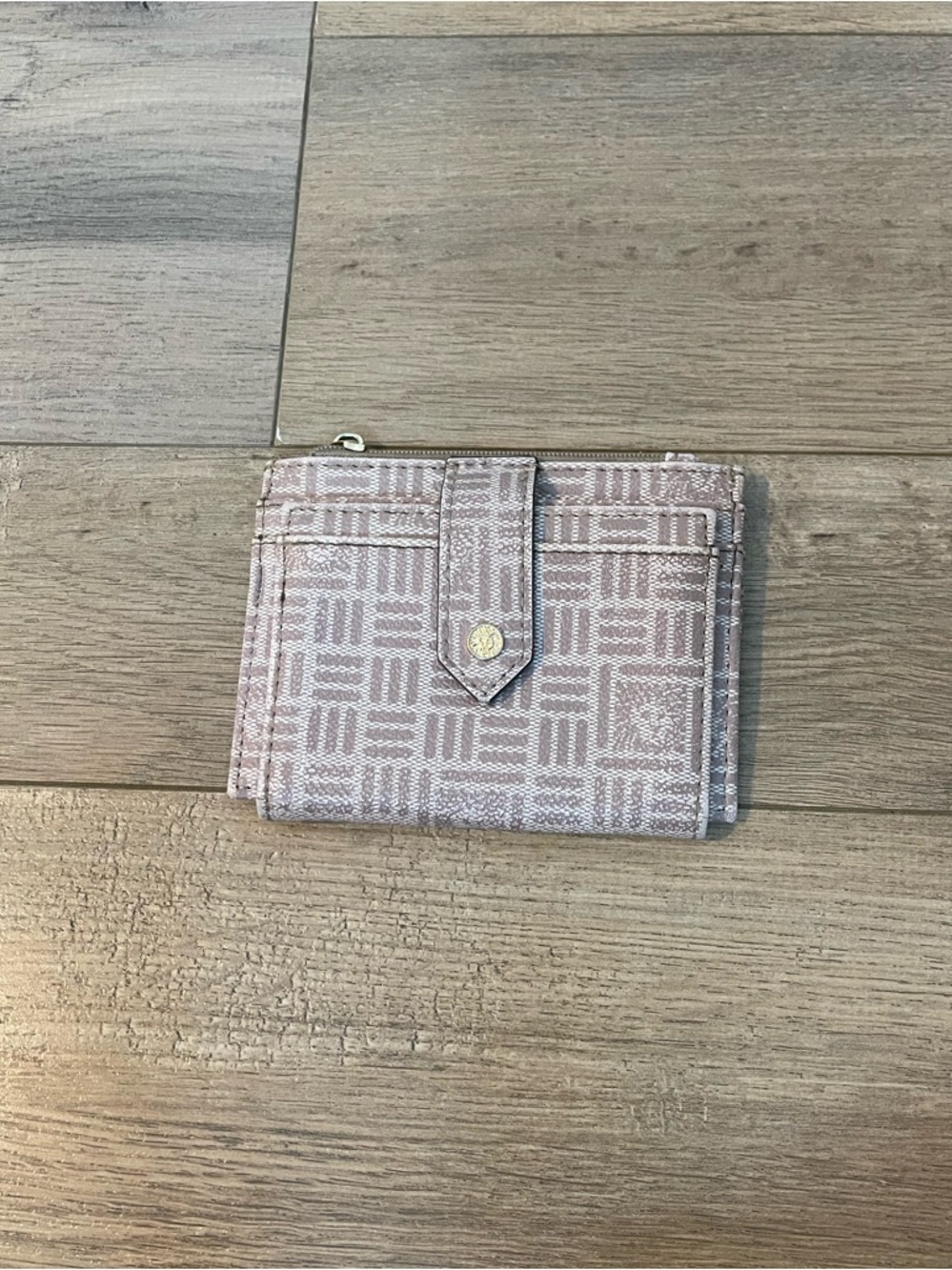 Women's Small Fold Wallet - Pink Pattern
